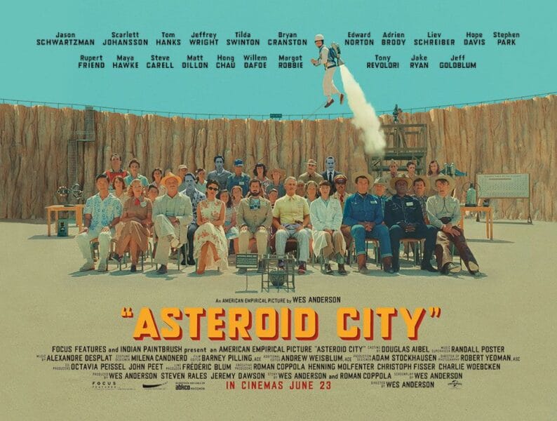 Wes Anderson's Asteroid City (2023) movie poster