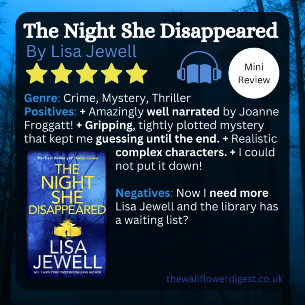 The Night She Disappeared by Lisa Jewell