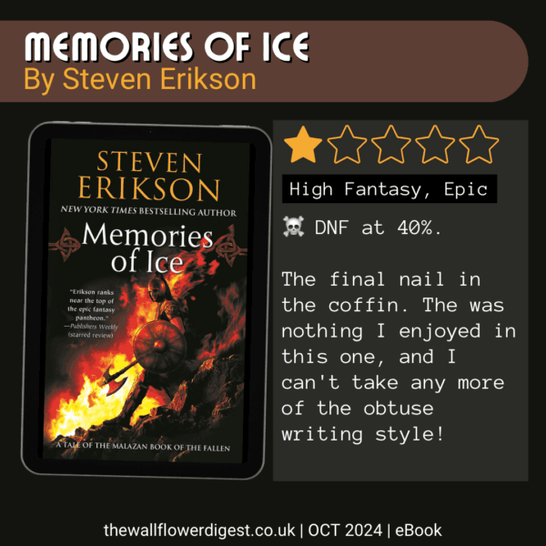 Memories of Ice (Malazan Book of the Fallen #3) by Stephen Erikson