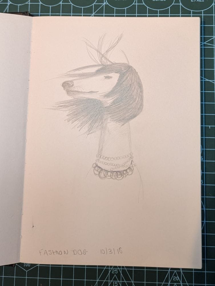 14 drawings from my old sketch book that bring me joy - The Wallflower ...