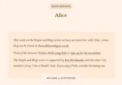 20251016 Digest / People & Blogs