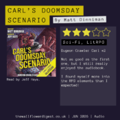 Carl’s Doomsday Scenario (Dungeon Crawler Carl #2) by Matt Dinniman
