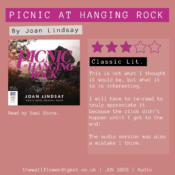 Picnic at Hanging Rock by Joan Lindsay
